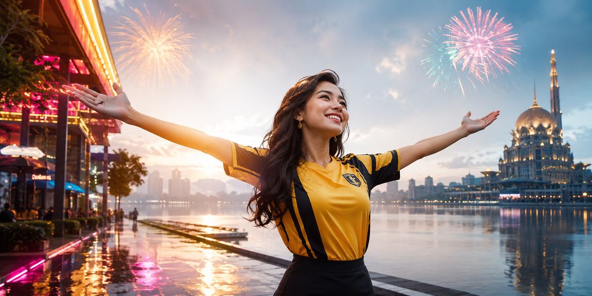 Persekitaran kasino dengan permainan slot dan live casino