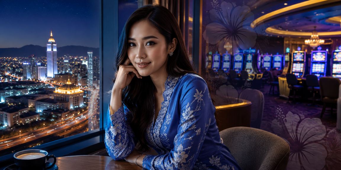 A user in Seremban securely accessing a casino app in baju kurung